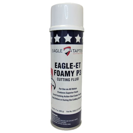 Eagle Cutting Tools 17OZ ETT FOAMY AEROSOL TAP & DRILL FLUID EAGLE-ET FOAMY P3